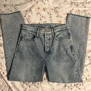 Old Navy Ultra High-Rise Sky Hi-Straight Leg Jeans